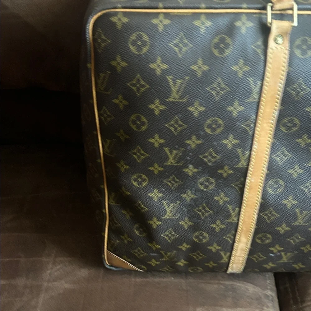 Sale!!! Louis Vuitton Brown and Tan Monogram Travel Bag
